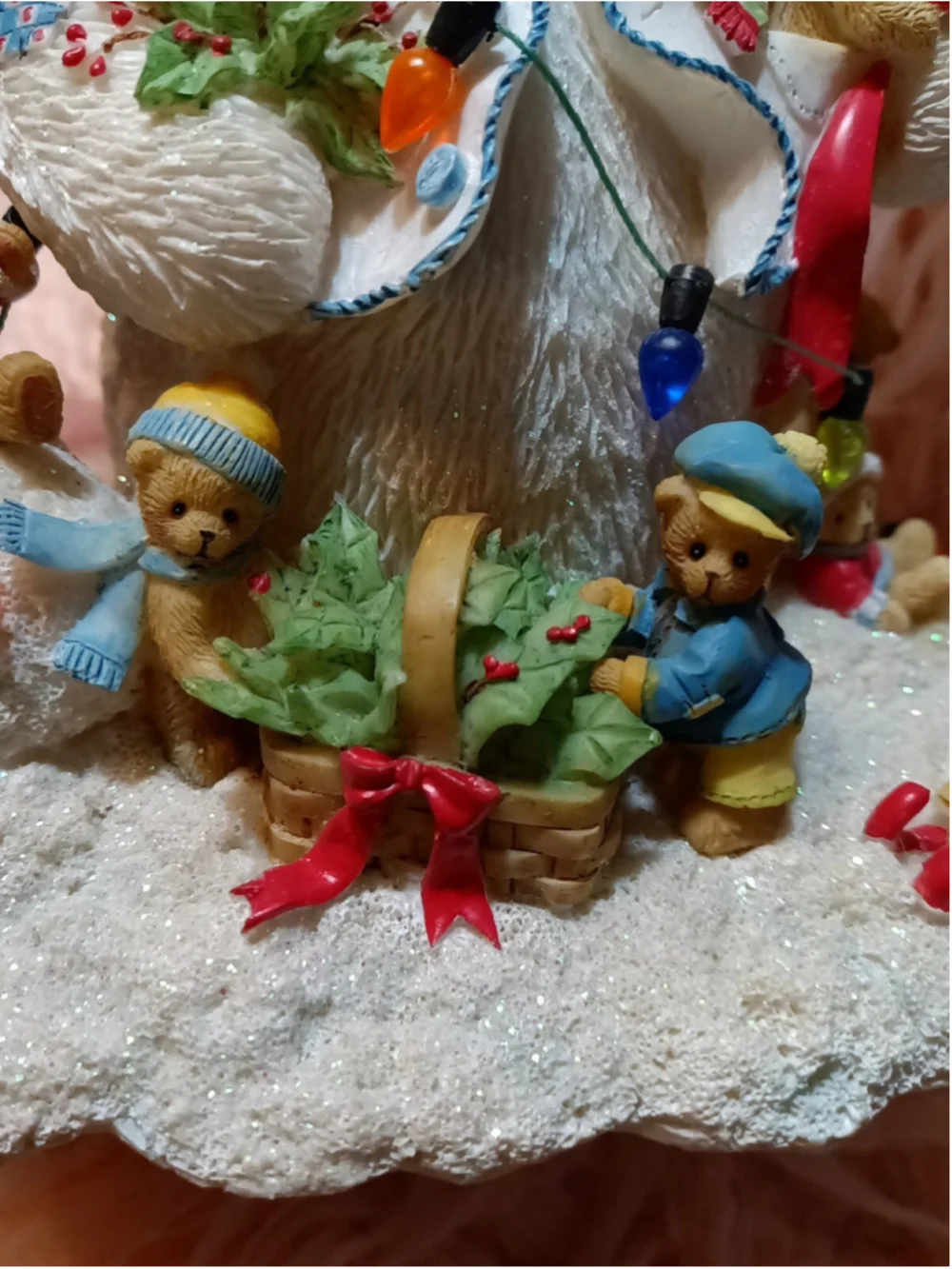 Cherished Teddies Snowman “We Could All Use a Hand Around the Holidays” Figur...